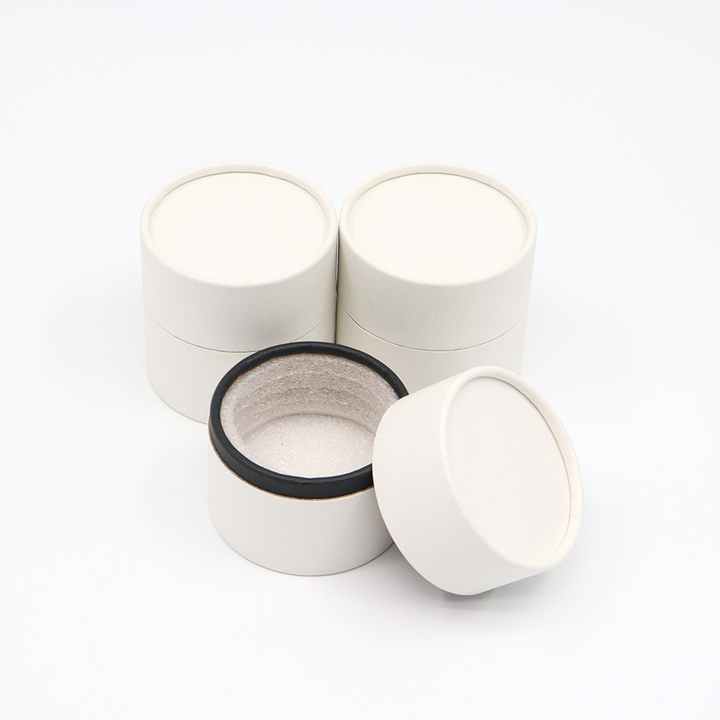 Embalaje cosmético personalizado de alta calidad, caja cilíndrica de cartón, embalaje de tubo de papel para mascarilla, crema facial, crema para ojos