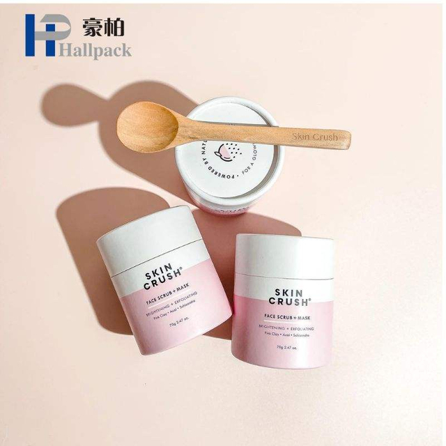 Contenedores de almacenamiento de cartón de cilindro redondo impresos personalizados para café, té, tubo de papel de calidad alimentaria para embalaje de galletas