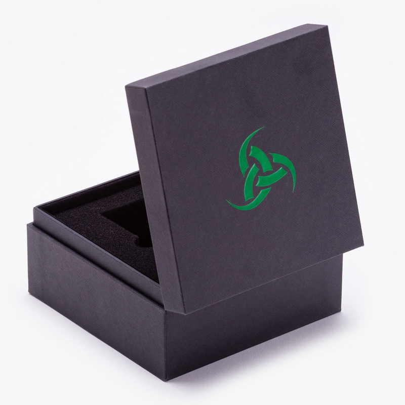 Caja de comida con accesorio de lazo, cartón Kraft y papel artístico para galletas, cigarrillos, brillo de labios, embalaje, impresión en relieve de logotipo