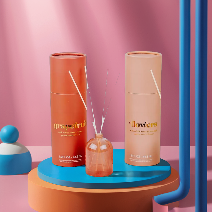 Tubo de papel de forma redonda de embalaje de cilindro de diseño personalizado de venta caliente