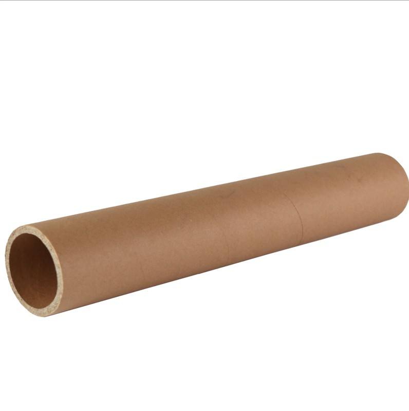 Cilindro de papel de envío de embalaje de tubo de póster A3 hecho en papel kraft marrón especial Eco Stock