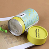 Paquete de papel de calidad alimentaria, diseño personalizado, respetuoso con el medio ambiente, embalaje de tubo de papel de sellado de Metal fácil de pelar para nueces, café y té