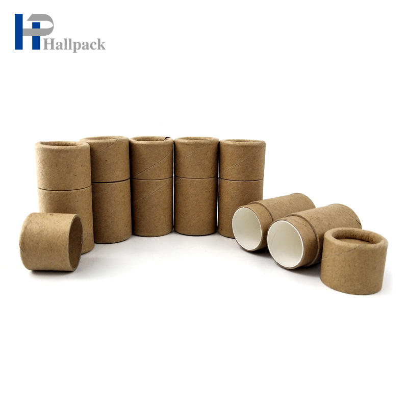 Tubo de papel de gran tamaño de calidad perfecta de 2oz, tubo de papel más barato con núcleo Kraft en blanco para barra de loción