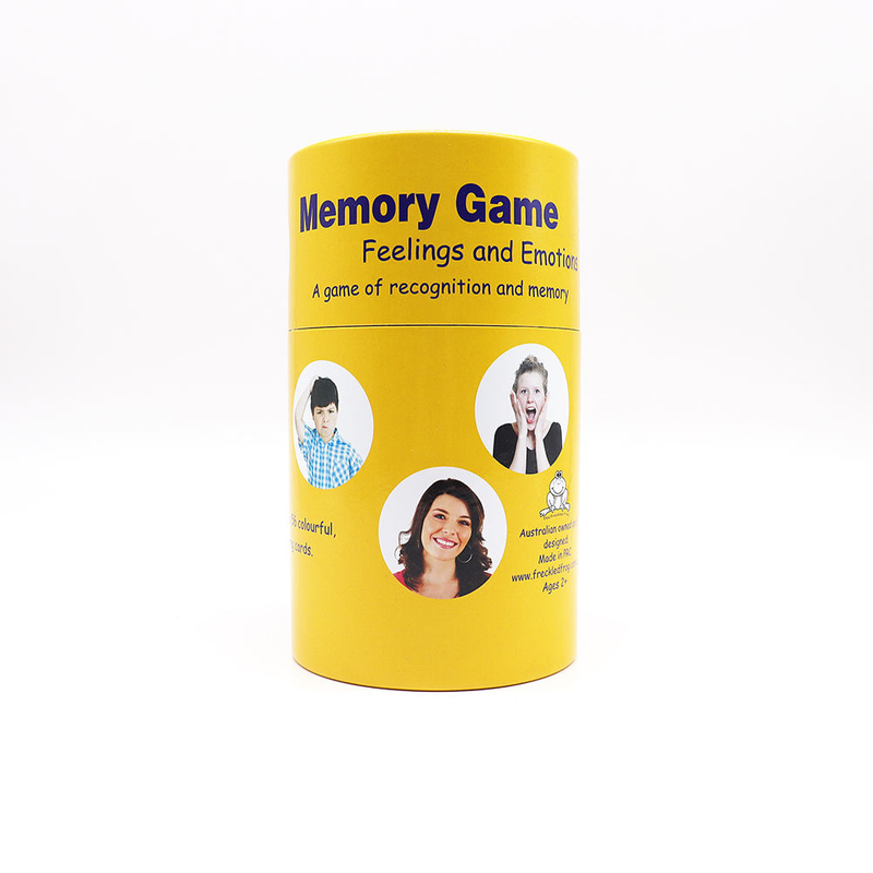 Pegatinas creativas personalizadas, buenos juegos de memoria, embalaje redondo, tarjeta de monopolio de ajedrez volador, caja ciega de juego de marea