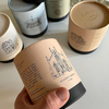 Caja de embalaje cilíndrica de alta calidad, botella de perfume con vela kraft, bolsa de té y café, embalaje de tubo de papel personalizado
