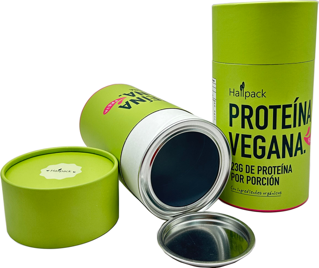 100% precio de fábrica Embalaje de tubo de papel de cartón de grado alimenticio hermético Embalaje de tubo para embalaje de cilindro de té y café