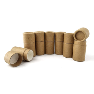 Tubo de papel para lápiz labial en stock ECO de 2 oz para envases de cosméticos