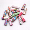 Tubo de bálsamo labial personalizado de papel ecológico, cilindro de empuje de forma redonda, barra de loción de moda, embalaje de tubos de papel giratorios
