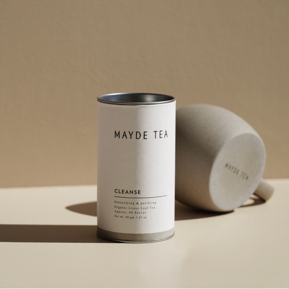 Impresión personalizada de alimentos cilíndricos biodegradables con tapa de hierro, bolsas de bote de té Premium, embalaje de caja de tubo para paquete de té suelto