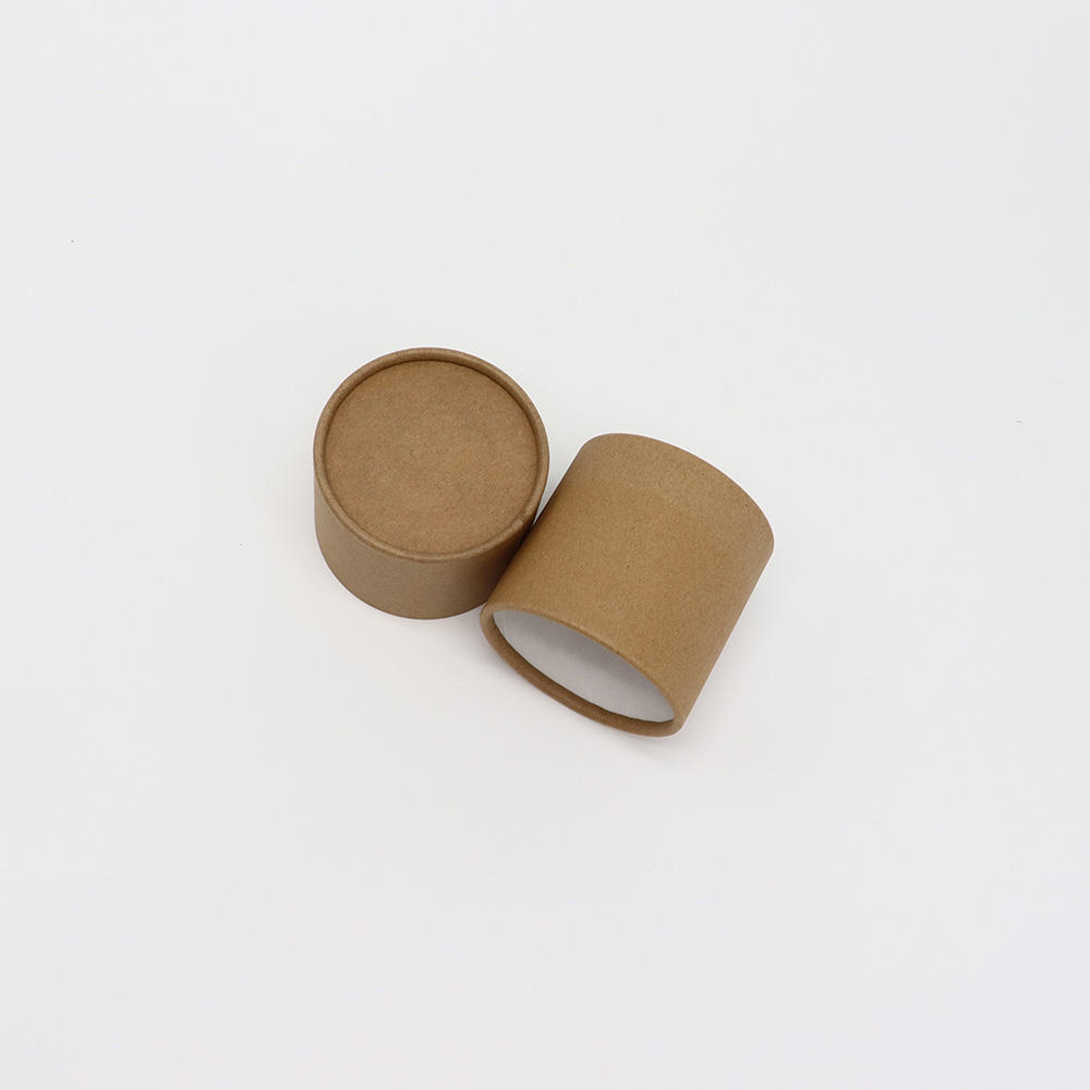 Tubos cosméticos de papel biodegradables Tubos Kraft en blanco