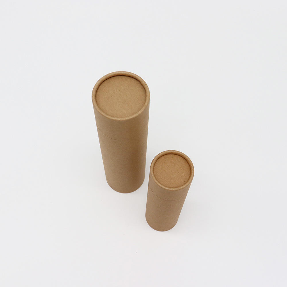El papel biodegradable puede enrollar los tubos de papel Tubos sin imprimir del papel de Brown Kraft
