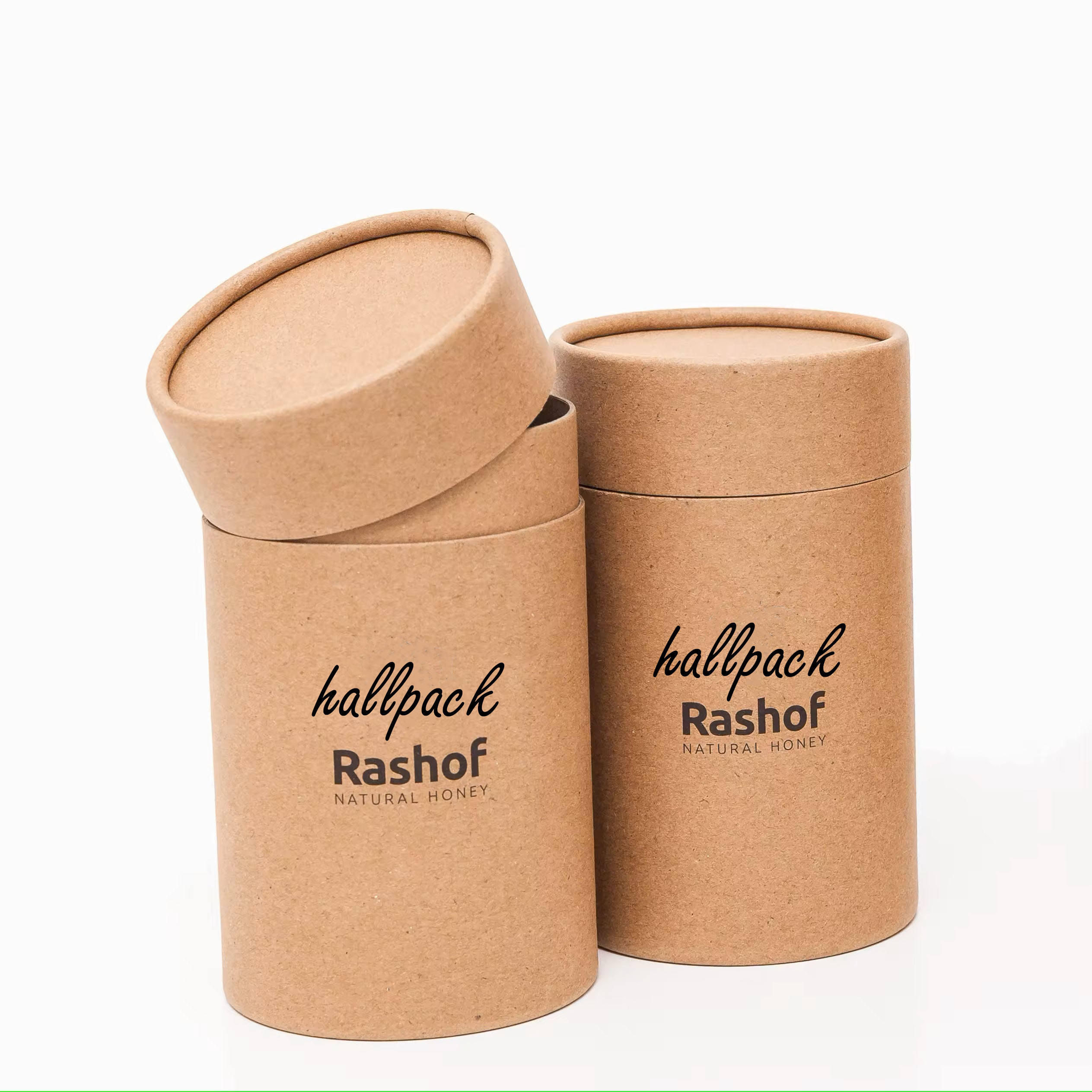 Bote de empaquetado del té del tubo del papel del té del tubo de papel biodegradable de Kraft