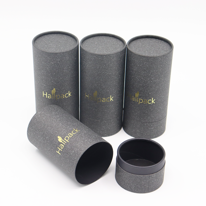 Embalaje de belleza personalizado respetuoso con el medio ambiente, caja cilíndrica de cartón, embalaje de tubos de papel para herramientas de corte de pelo, conjunto de herramientas de maquillaje