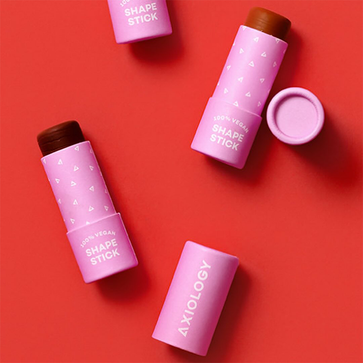 Tubo de bálsamo labial personalizado de papel libre de plástico biodegradable, forma redonda, cilindro de empuje hacia arriba, barra de loción, tubo de papel de embalaje