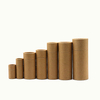 10ml 30ml 50ml 100ml Envases cosméticos Cartón Kraft reciclado Aceite esencial Botella de perfume Envases de tubos de papel marrón