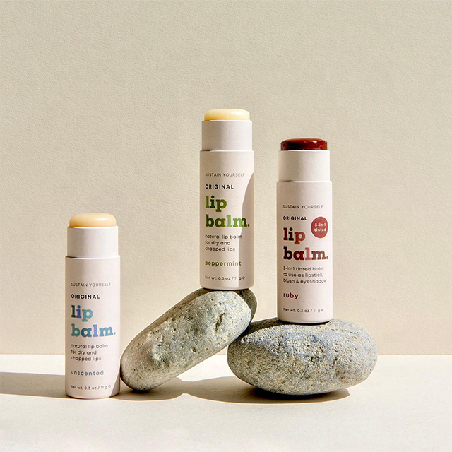 Hallpack 100% papel libre de plástico, tubo de bálsamo labial personalizado, forma redonda, cilindro de empuje hacia arriba, barra de loción, embalaje de tubos de papel