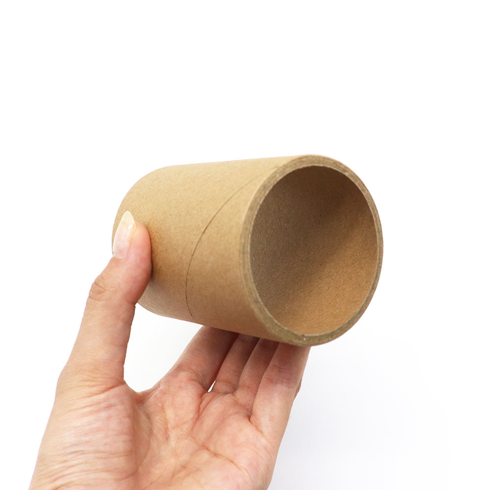 Tubo de papel Kraft de embalaje de papel redondo personalizado, caja de tubo cilíndrico de cartón, venta al por mayor