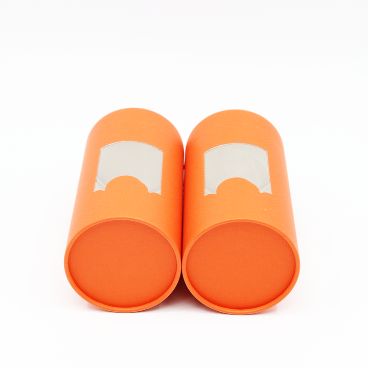 Embalaje de ropa personalizado respetuoso con el medio ambiente, caja cilíndrica de cartón, tubo de papel con ventana para camisetas, ropa interior, calcetines, toalla