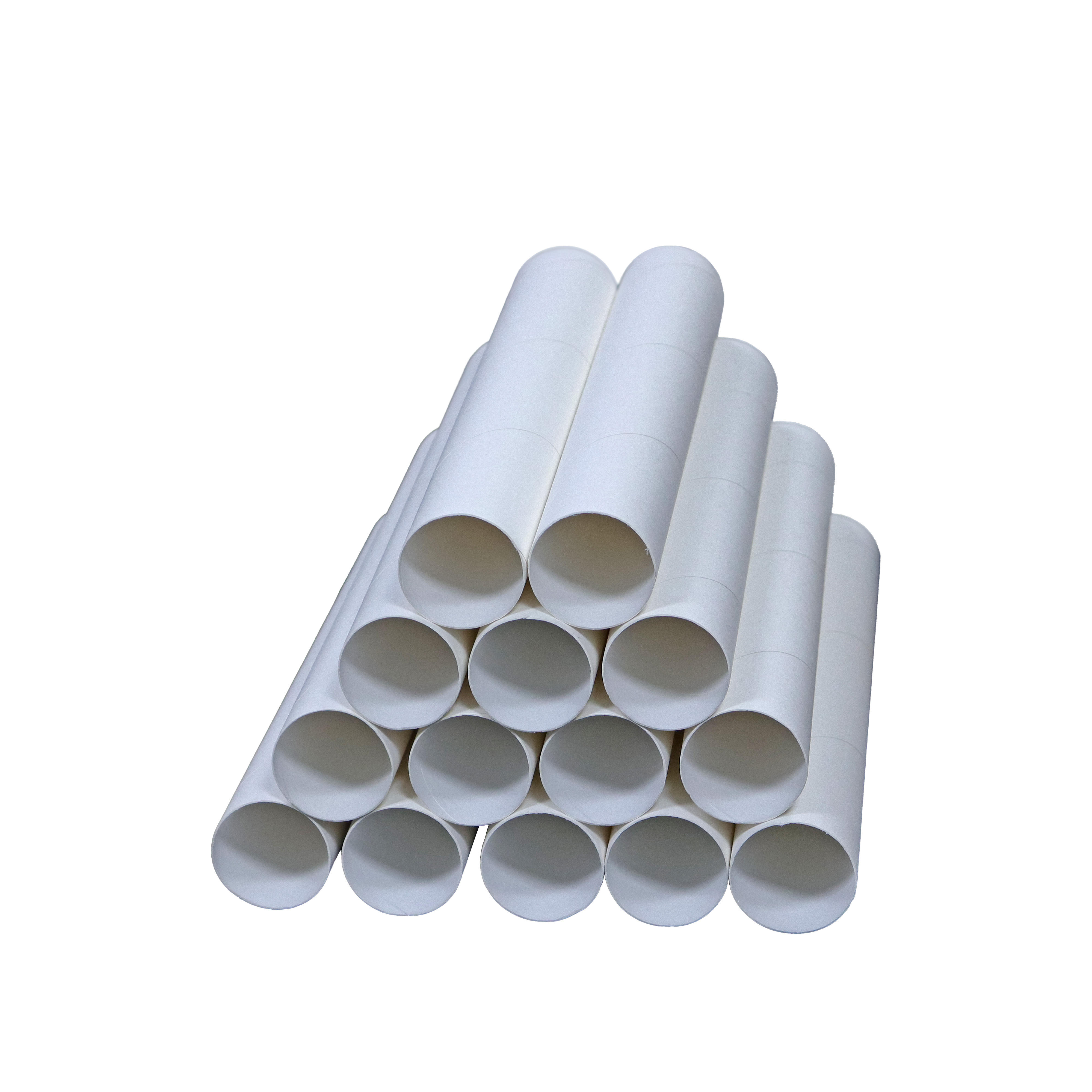 Tubo de papel de embalaje para póster A2 hecho en papel Eco Kraft de 2 pulgadas, tubo de papel para correo