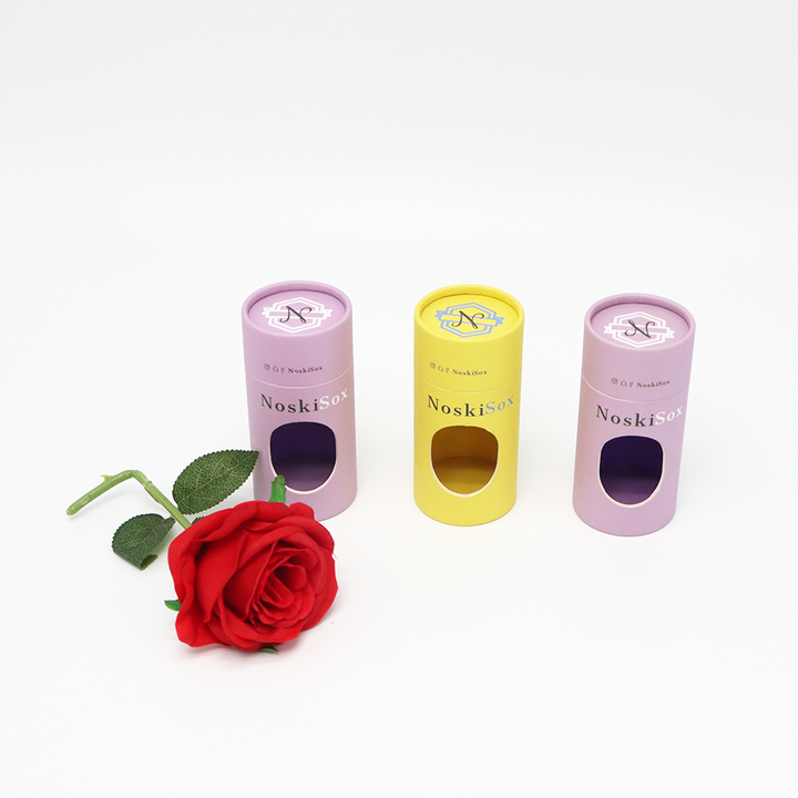 Tubo de papel de empaquetado de la caja del cilindro de la cartulina de la ropa de encargo respetuosa del medio ambiente con la ventana