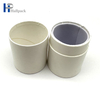 Tubo de papel blanco de cartón Kraft reciclado para envases cosméticos personalizados