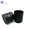 Tubo de papel de empaquetado del perfume cosmético del cilindro del sello del oro negro del nuevo estilo