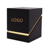 Caja rígida de lujo del pequeño favor del brillo de la caja de papel del regalo del caramelo de la boda con la laminación de Matt de la hoja de oro