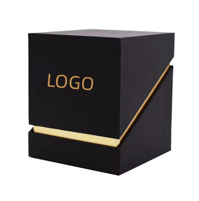 Caja rígida de lujo del pequeño favor del brillo de la caja de papel del regalo del caramelo de la boda con la laminación de Matt de la hoja de oro