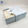 Caja de papel de empaquetado de papel de lujo modificada para requisitos particulares del cajón azul de la caja de regalo