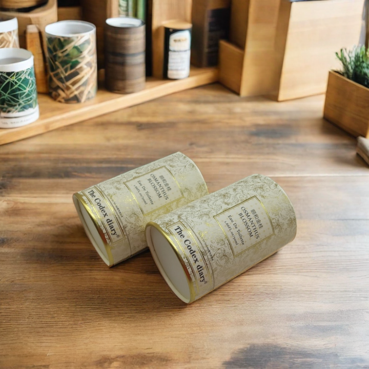 Caja de empaquetado del cilindro impreso de la categoría alimenticia Logotipo rígido personalizado Café Té Cartón Tubos redondos del papel del arte