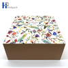 La venta al por mayor respetuosa del medio ambiente modifica la caja de papel del cajón de la caja del paquete del regalo para requisitos particulares del tamaño del logotipo
