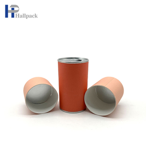 Los tubos de papel inferiores del hierro de la cubierta interior del rasgón fácil reciclaron el tubo del acondicionamiento de los alimentos del té del café