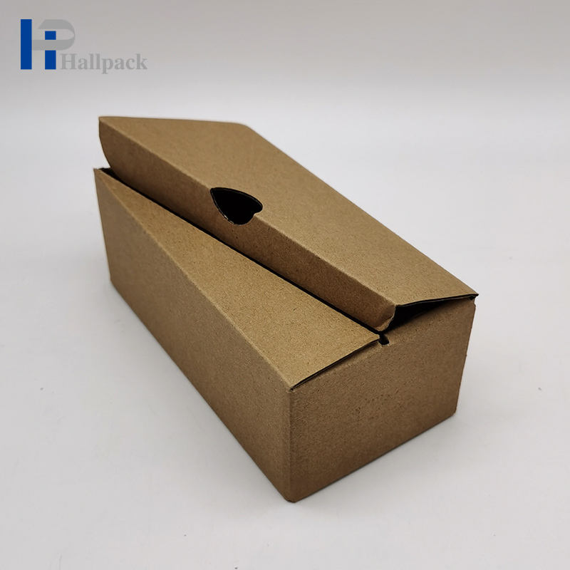 Caja de cartón de embalaje impresa caja de papel corrugado de papel Kraft personalizado