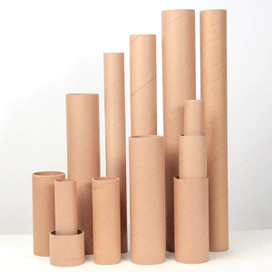 Tubo de papel de empaquetado del acondicionamiento de los alimentos de la caja de la vela de Kraft del envase del regalo al por mayor con el logotipo