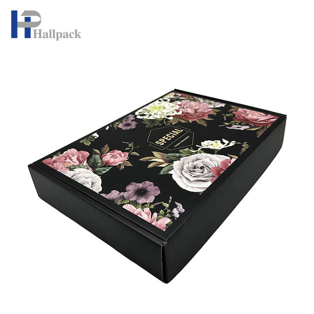 Venta al por mayor de cajas de papel de embalaje de ropa de caja de cartón corrugado de avión