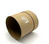 Tubo de cartón Kraft redondo personalizado, embalaje de cartón biodegradable para cosméticos, impresiones artesanales, logotipo, fabricado en fábrica