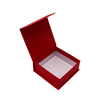 Embalaje de caja en forma de libro de papel para aretes Jewelry Gift Design Square Magnetic Carton