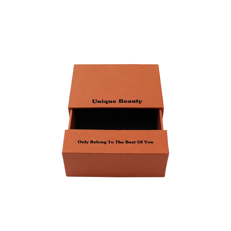 Embalaje rígido de regalos de cajón corredizo con manga con caja de joyero para aretes Anillos