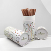 Suministros de Arte de papelería personalizados respetuosos con el medio ambiente, caja cilíndrica de cartón, embalaje de tubo de papel para pintar, lápices de colores con pigmento