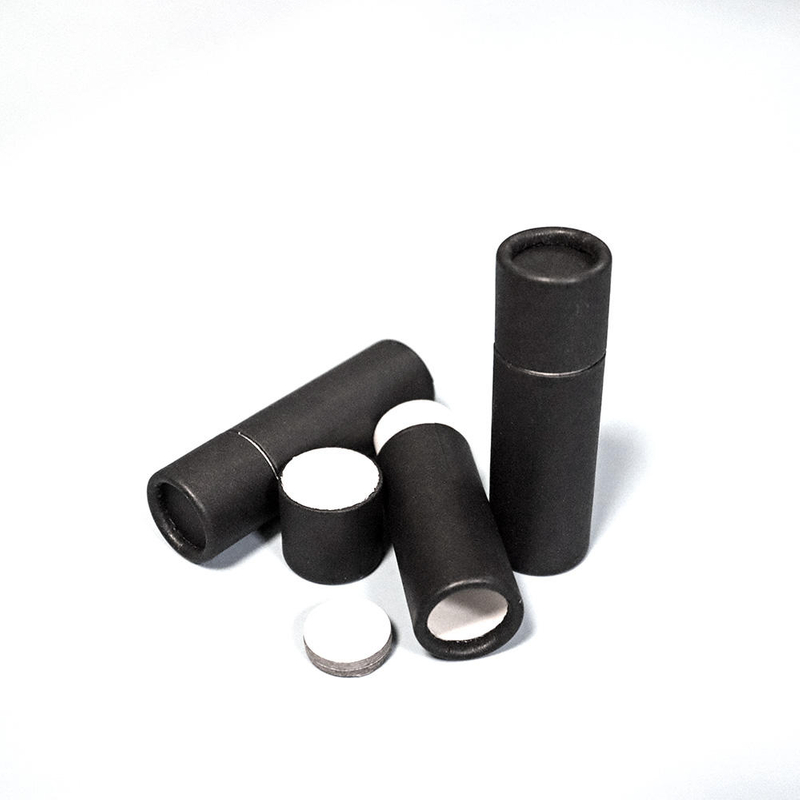 Tubos vendedores calientes del protector labial del marrón blanco negro de 3.5oz con precio bajo