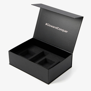 Caja de regalo lujosa de cuero y cartón de primera calidad para joyería con estructura de libro
