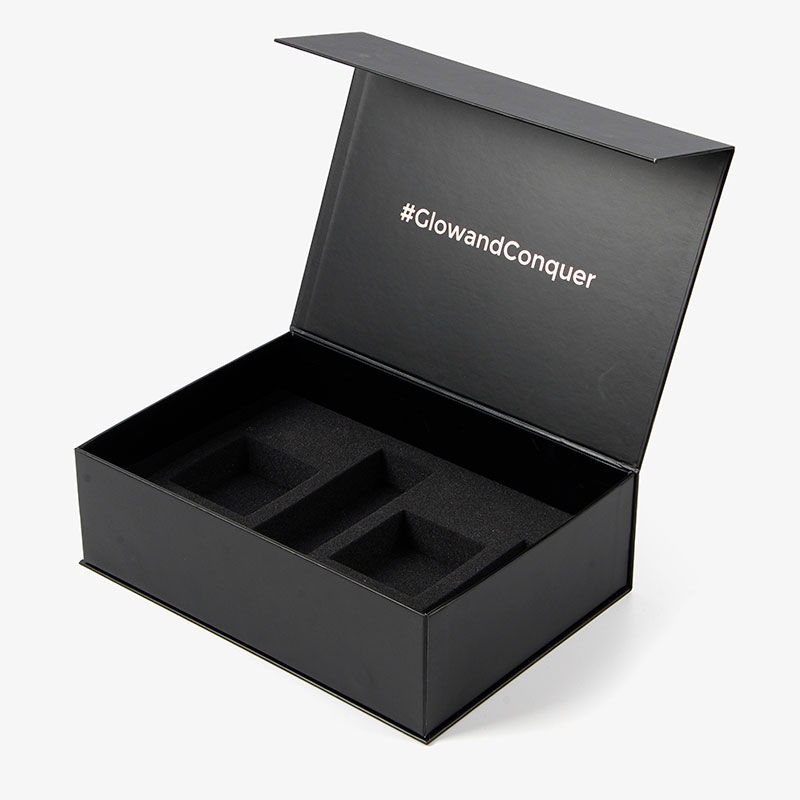 Caja de regalo lujosa de cuero y cartón de primera calidad para joyería con estructura de libro