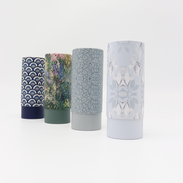 Caja de papel de empaquetado del tubo amistoso de encargo de la cartulina de Eco de la categoría alimenticia para el empaquetado del café y del té