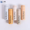 Tubo de brillo de labios push-up de 0,3 oz de alta calidad, juego de cajas organizadoras rígidas redondas de papel reciclado de 10ml para uso cosmético