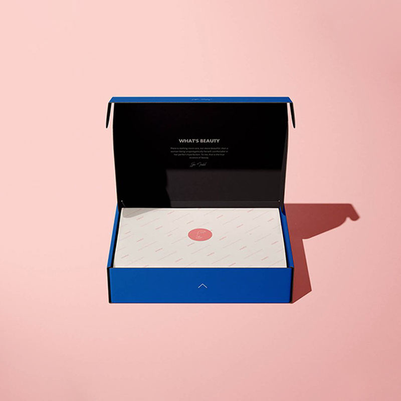 Caja de regalo de cosméticos con relieve de lámina dorada de lujo, tubo de papel Premium, cubo rígido, laminación mate y brillante para perfume