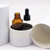 Embalaje cosmético de lujo personalizado del tubo de papel de la caja del cilindro de la cartulina para la botella de perfume líquida del colágeno del aceite esencial