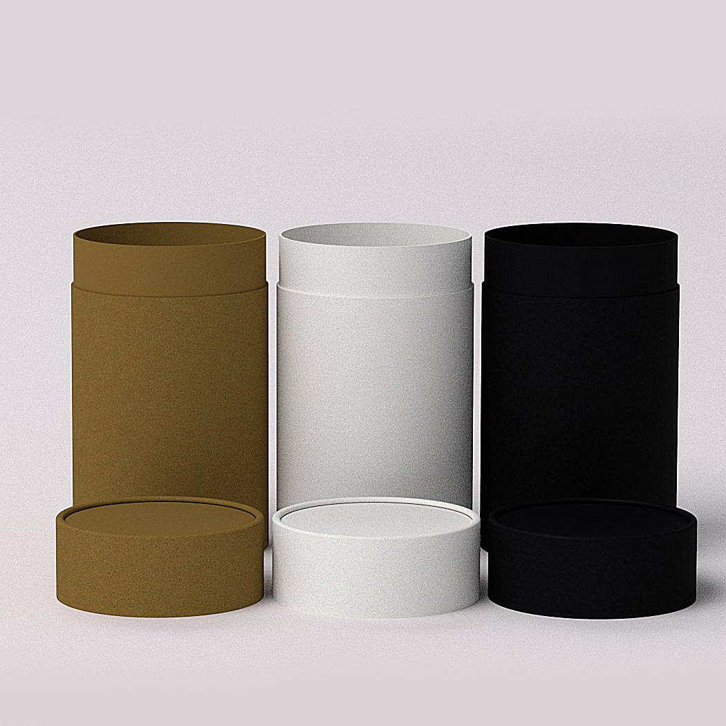 Tubo de papel de cartón cilíndrico para embalaje de café, bebidas, jugo, champán y tequila, duradero y resistente