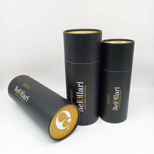 Cartel ecológico, cartón Kraft, tubo de papel personalizado, contenedor de papel para correo