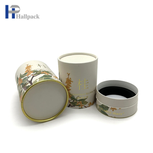 Caja redonda de lujo personalizada, cilindro de papel de embalaje, perfumes de regalo, cartón rígido, botella de cosméticos, tubo de embalaje de papel