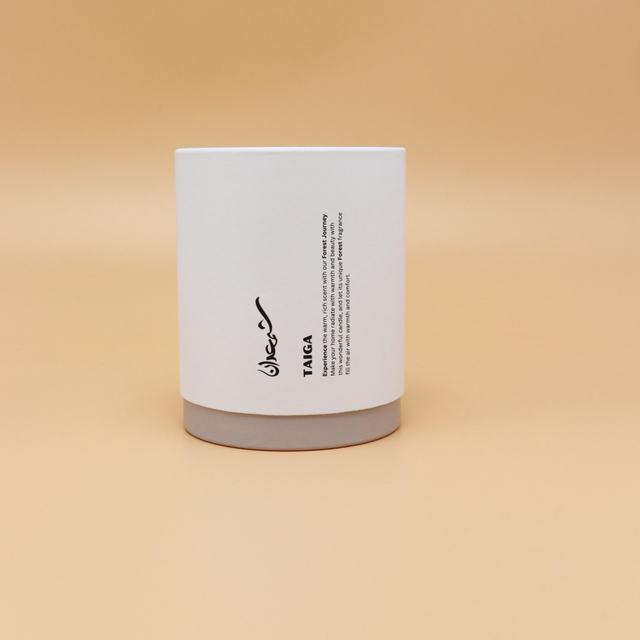 Impresión personalizada Reciclable Papel de regalo ecológico Cajas cilíndricas Tubos para velas Contenedores personalizados Cajas de regalo Tubos de embalaje